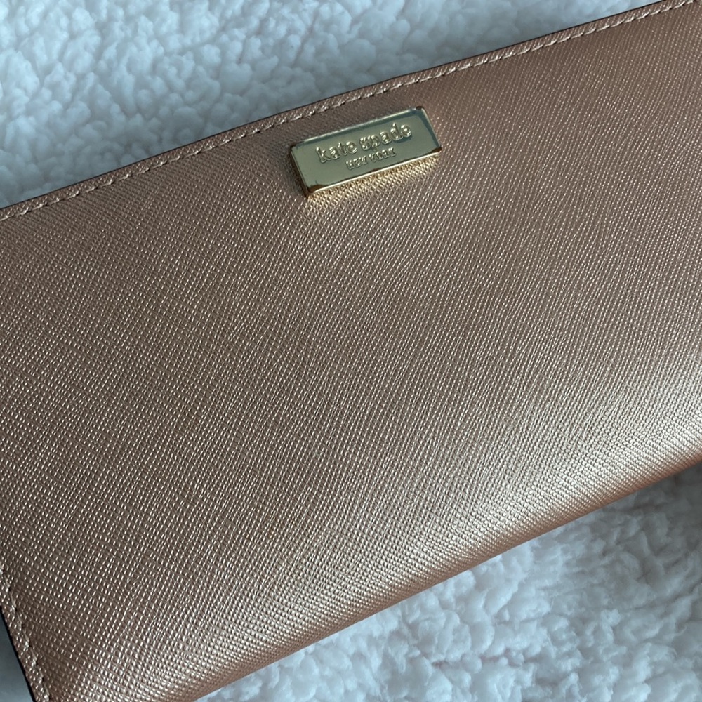 Kate Spade Gold Wallet - Picture 9 of 12